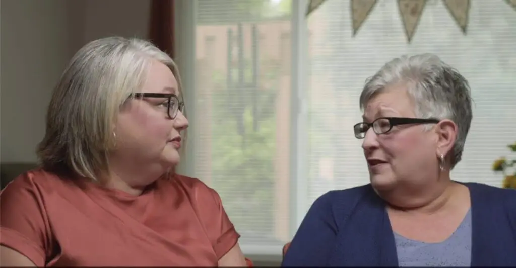youtube thumbnail of two senior women looking at each other